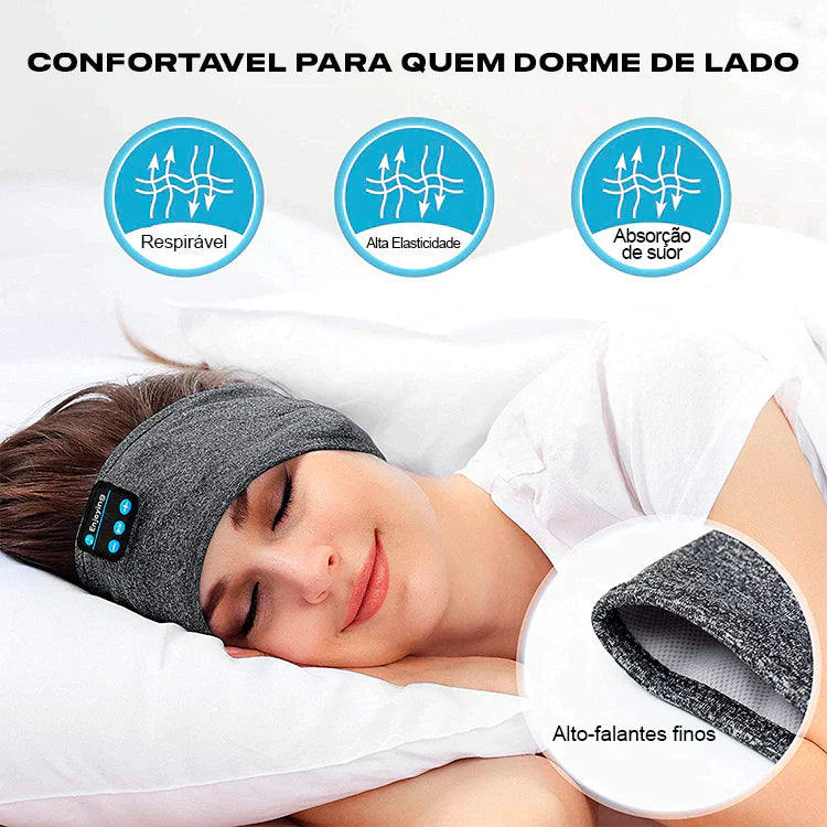 Fones de ouvido para dormir sem fio - Bluetooth