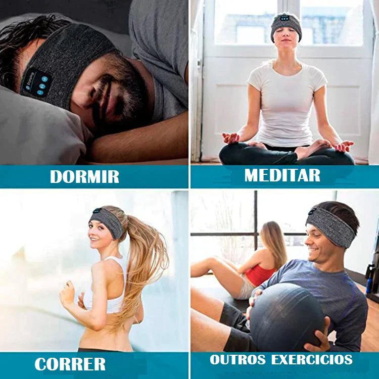 Fones de ouvido para dormir sem fio - Bluetooth