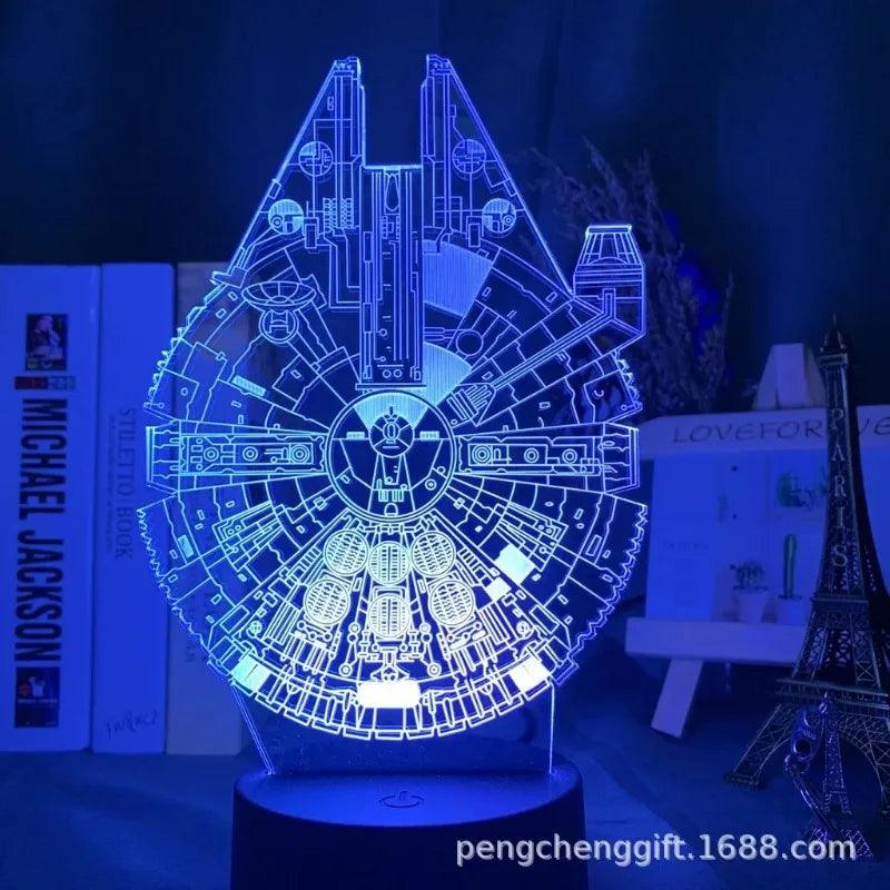 Luminária Star Wars de Acrílico 16cm de altura