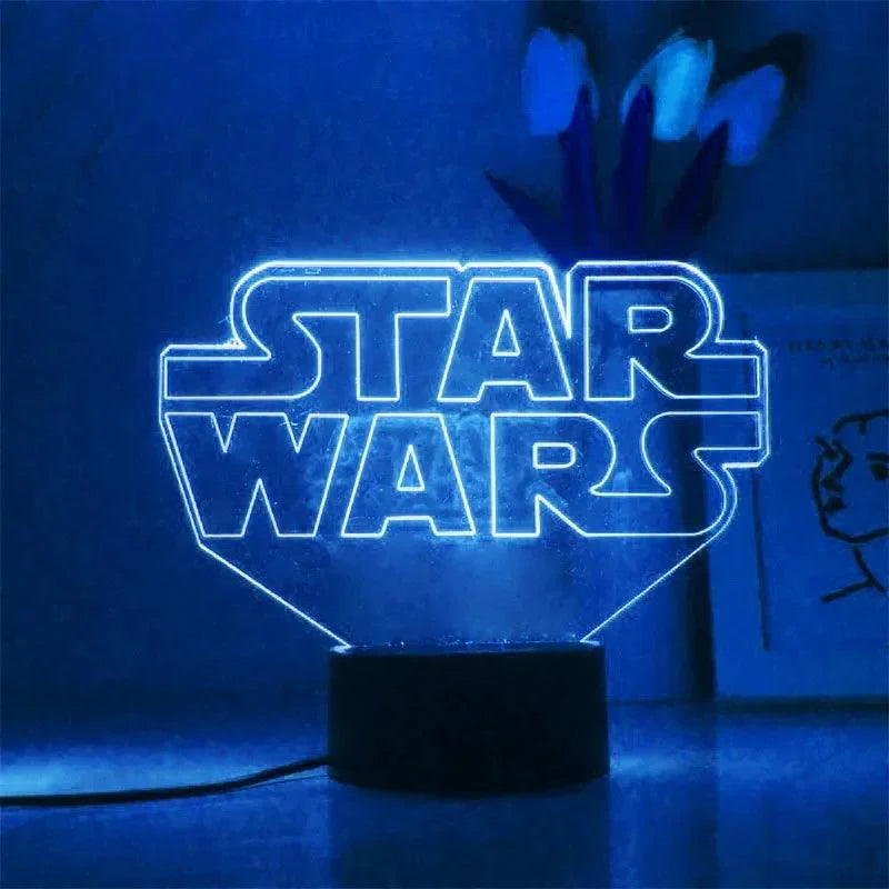 Luminária Star Wars de Acrílico 16cm de altura