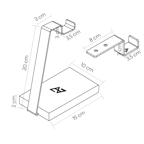 Suporte para Headset Elements